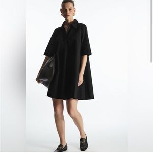 COS a-line short sleeve shirt dress